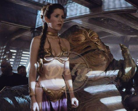 Carrie Fisher Slave Leia X Celebrity Model Sexy Movies