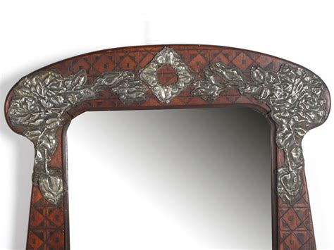 Art Nouveau Mirror Frame Circa 1900 Ib06079 Bellamysworld