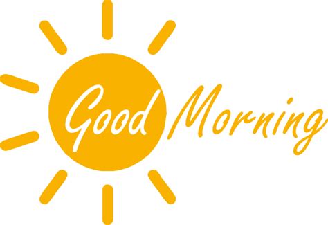 Good Morning Png Transparent Image Download Size 681x467px