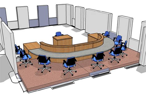 Courtroom Council Chambers Arnold Contract