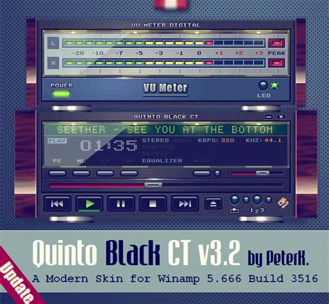 Quinto Black Ct V32 Für Winamp Ist Mit Unzähligen Änderungen