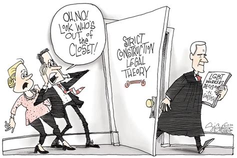 Political Cartoon Neil Gorsuch Steps Up For Equality
