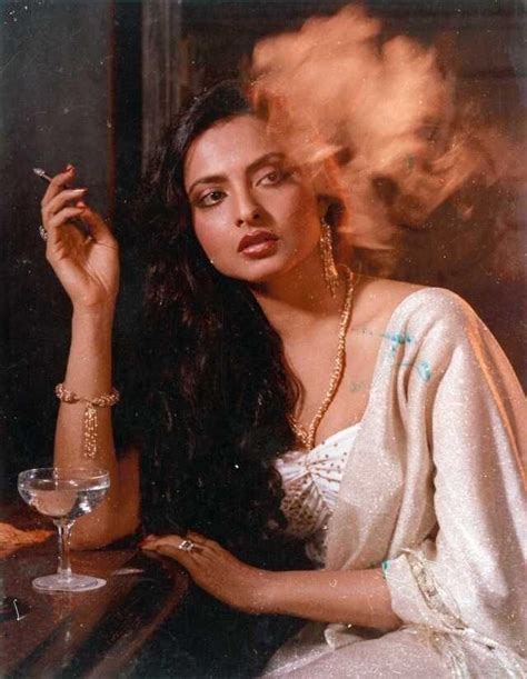 Glamorous Rekha Vintage Bollywood Indian Aesthetic Indian Photoshoot