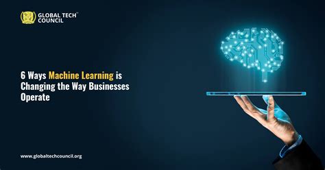 Ways Machine Learning Is Changing The Way Businesses Operate