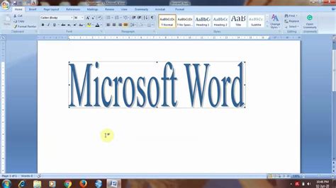 Ms Word Part 1 Youtube