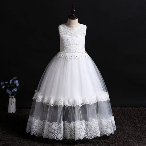 Childrens Dresses Princess Skirt Girls Wedding Garment Peng Long