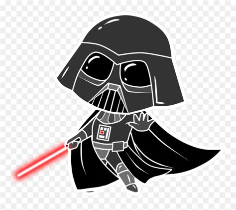Cute Cartoon Darth Vader Hd Png Download Vhv