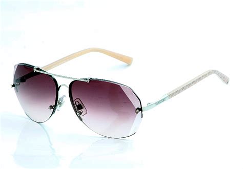 Swarovski Sunglasses Atomic Sw006 Sw 006 Sw6 16z Silver Aviator Shades
