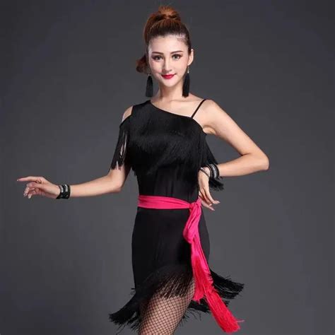 Salsa Dancewear Dance Costume Salsa Dance Dresses Black Latin Dress