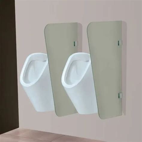 Restroom Fixtures Urinals Glass Urinal Partition 450 Mm X 800 Mm Urinal Glass Wall Glass Urinal