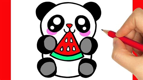 How To Draw A Cute Panda Drawing And Coloring A Panda Easy Step By