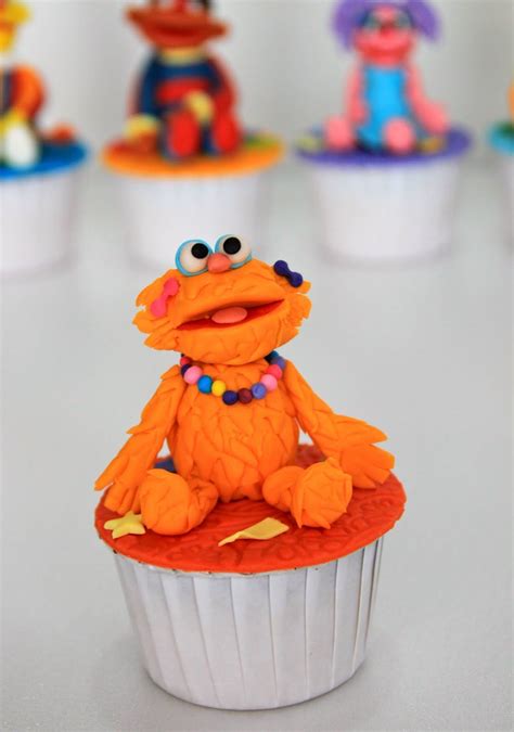 Celebrate With Cake Sesame Street Cupcakes Sesame Street Cupcakes