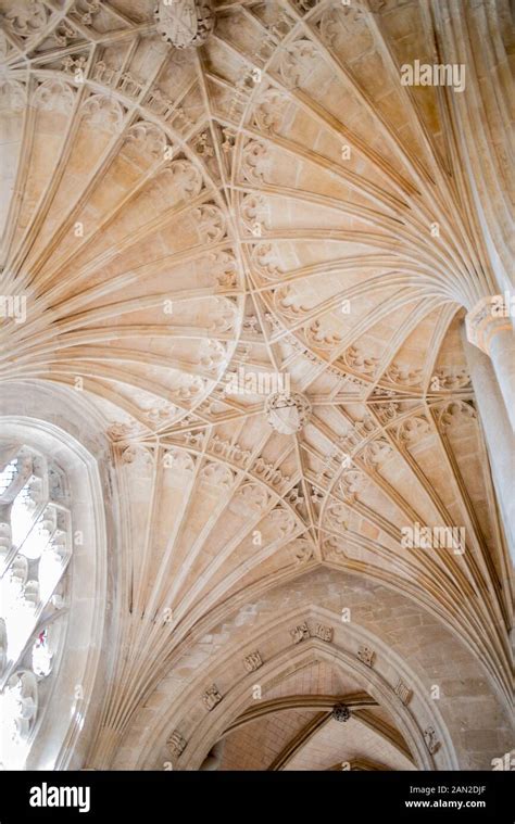 Interior Image Of Peterborough Cathedral Cambridgeshire England Uk