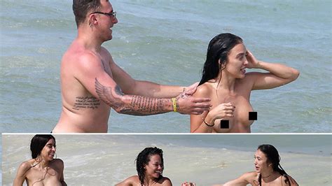 Johnny Manziel Fiancee In Topless Beach Party With Hot Chicks