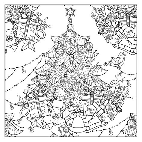Here is an amazing collection of christmas coloring pictures to keep your children occupied, while you are engaged in preparations before the christmas. Christmas Themed Adult Coloring Book With Christmas CD ...