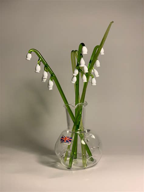 Hand Made Glass Lily Of The Valley Flowers Etsy