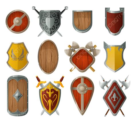 Cartoon Medieval Shield Png Vector Psd And Clipart With Transparent