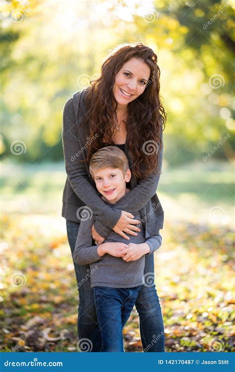 Mother And Son Stock Image Image Of Holding Mother 142170487