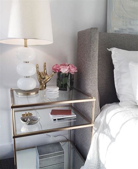 Pin By Makenna Hill On Home Nightstand Decor Home Decor Side Tables Bedroom
