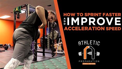Sprint Faster By Improving Your Acceleration Phase Speed Training