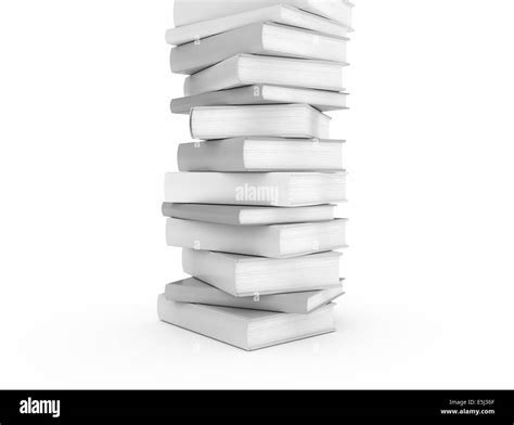 Tall Stack Of Books Black And White