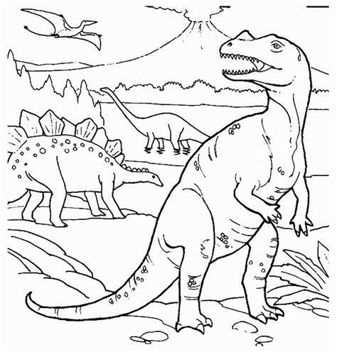 Bij kleurplaten als dinosaurus kleurplaat voor volwassenen zijn er geen regels waar je je aan moet houden. Kleurplaat: dino | Kleurplaten, Dinosaurus, Tekenen
