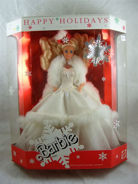 1989 happy holiday barbie doll