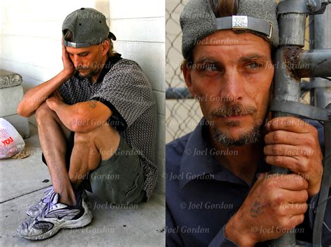 two faces of the same homeless street person of orlando joel gordon photography