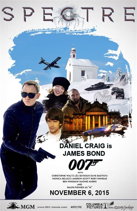 spectre teaser poster release on november 6 2015 collage by jackiejr bond24 007