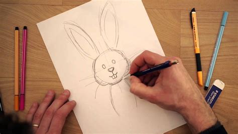 Disegni per bambini di 3 anni: Disegni di Pasqua da colorare per bambini: il coniglio ...