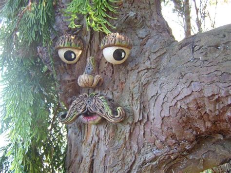 Tree Face Garden Decoration Outdoor Ornaments Mothers Day Etsy In