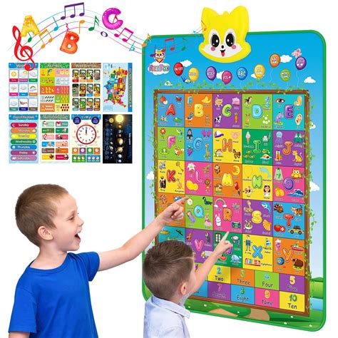 Buy 102 Words Interactive Alphabet Wall Chart Renfox Early Learning
