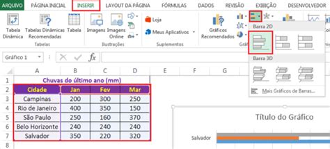 Gr Fico De Barras No Excel Como Criar Excel Easy