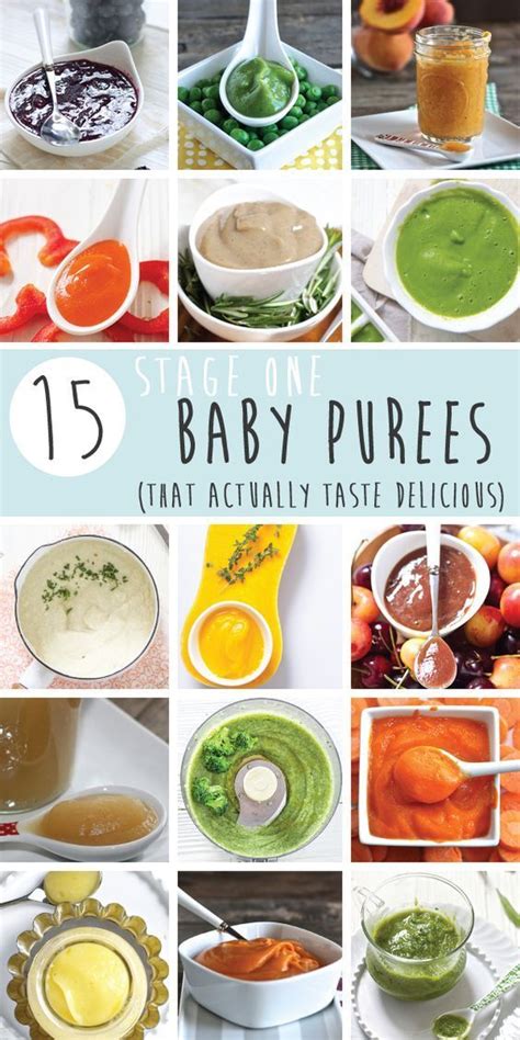 For the first 4 to 6 months, breast milk or formula is the only food your baby needs. 15 Stage One Baby Food Purees (4-6 Months) - Baby Foode ...