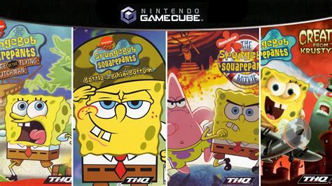Spongebob Squarepants Games On Gamecube Youtube