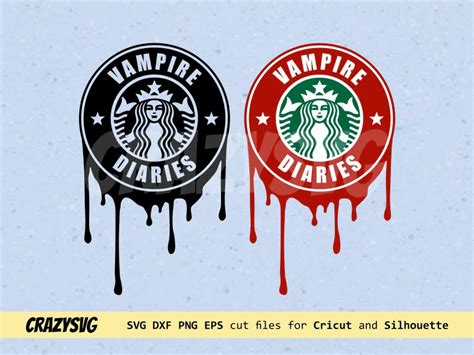 Vampire Diaries Starbucks Logo Svg Cricut