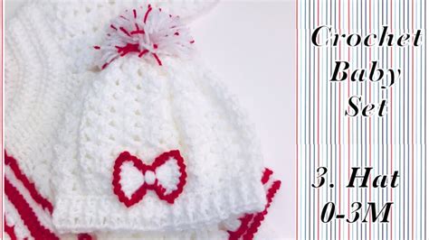 Baby Set How To Crochet Newborn Baby Beanie Hats Crochet Baby Caps 0