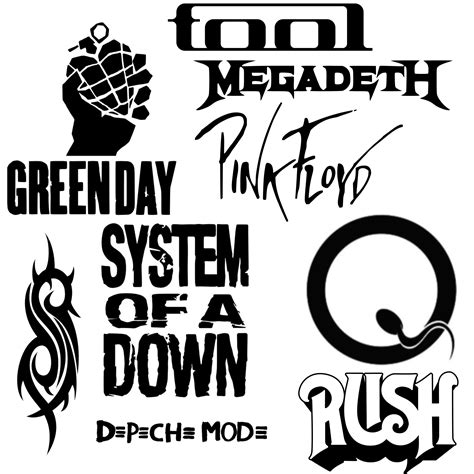 Rock Decals Many Choices Metal Decals Rock Music Stickers Etsy