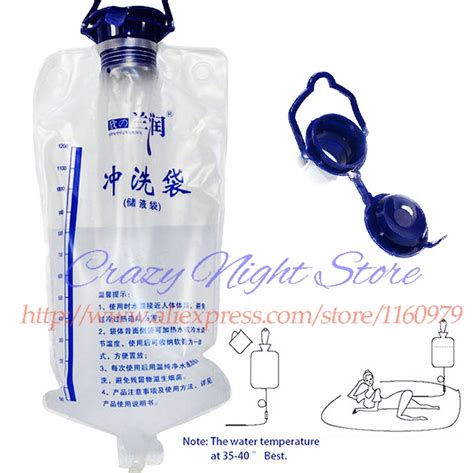 1200ml Medical Multifunction Flusher Constipation Detox Colon Enema Bag