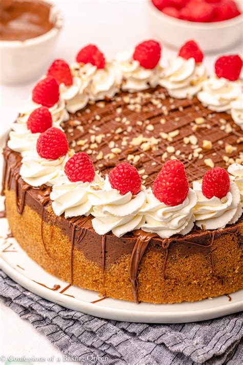 The BEST Nutella Cheesecake Recipe Confessions Of A Baking Queen