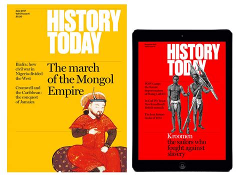 Subscribe To History Today Magazine Print And Digital