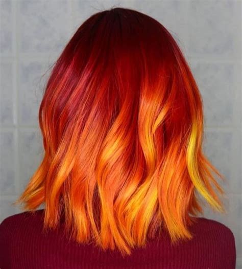 Were Obsessed With Dancing Flame Hair Hair Color Orange Fire Hair