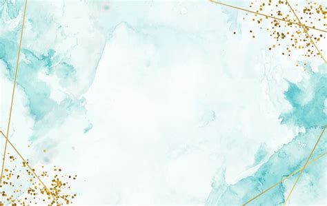 Premium Vector Hand Painted Watercolor Splash Background With Gold