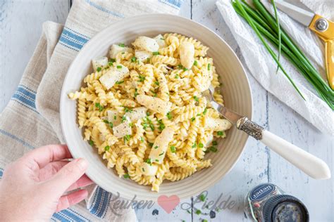 Pasta Alfredo Met Witte Asperges Keukenliefde