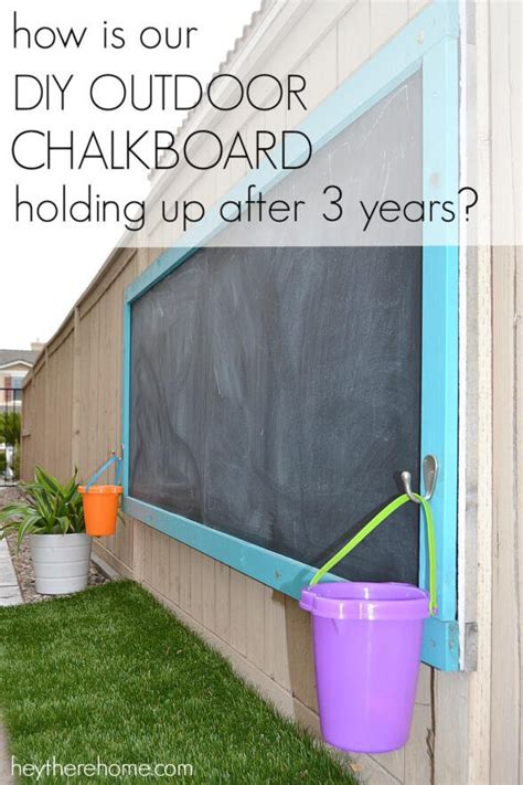 How Is Our Diy Outdoor Chalkboard Holding Up After 3 Years