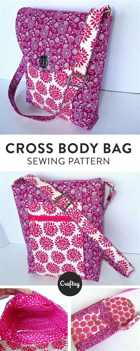 Cross Body Bag Bag Patterns To Sew Sewing Patterns Purse Patterns Free