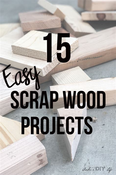 With the appropriate tools and some basic knowledge about woodwork, you will this takes less than an hour to make and you can easily make use of leftover materials from your other projects as it does not require a lot of material. 25 Simple Scrap Wood Projects for Beginners - Anika's DIY Life