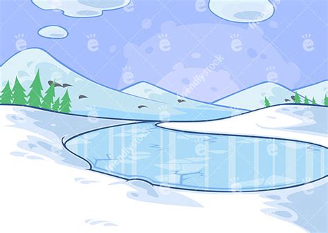 Frozen Lake Drawing At Getdrawings Free Download