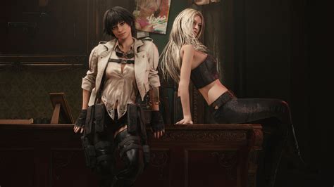 Anime Devil May Cry Trish And Lady