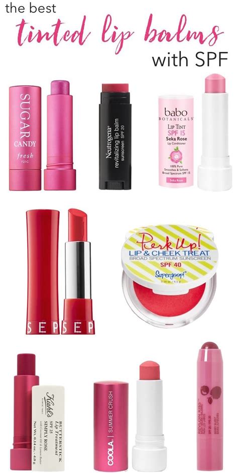 Protect And Perfect The Best Tinted Lip Balms With Spf Spf Lip Balm